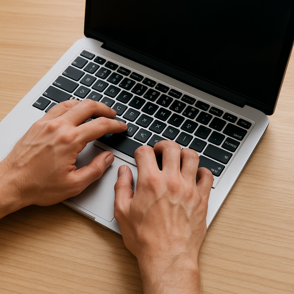 Hands on Laptop